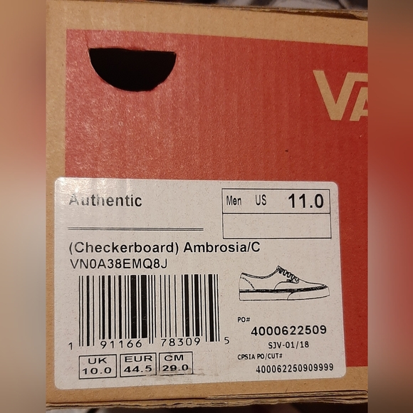 Vans Authentic Checkerboard *NWT* - Picture 8 of 8